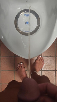 Pissing at the Cruising Park Barefoot and a Little Loose