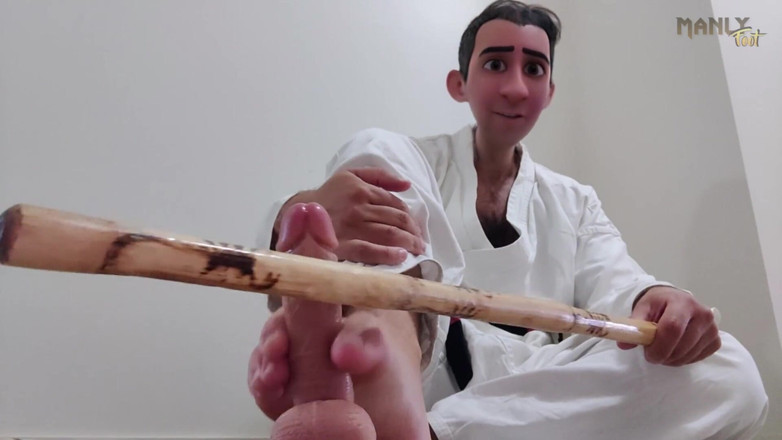 Manlyfoot: Ya Sensei! - Instruktur bela diri blackbelt ngasih pelajaran keras sama...