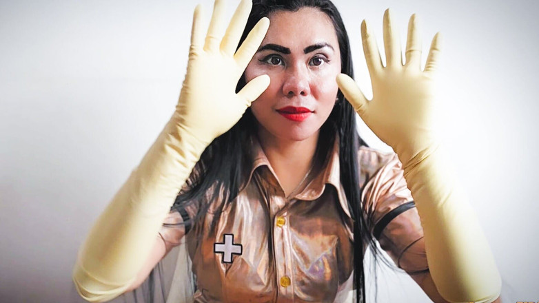 DominaFireOfficial: लेटेक्स दस्ताने लेयरिंग कामोत्तेजक asmr