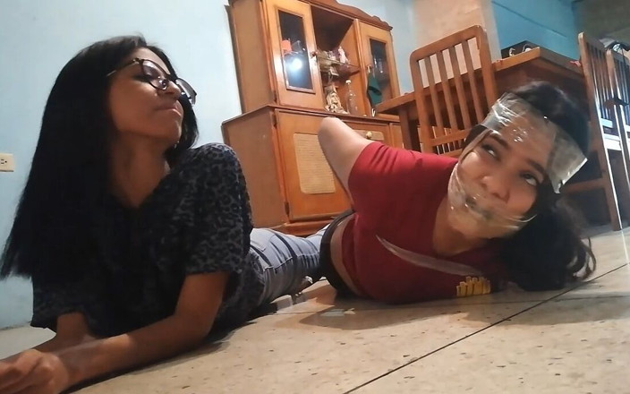 Selfgags Latina Bondage: Alexandra's Tape Bound Bondage Bitch!