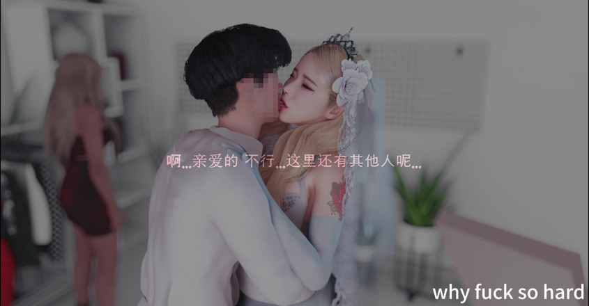 Why fuck so hard: Pengantin wanita rambut pirang super imut 3d selingkuh sama pria kulit...