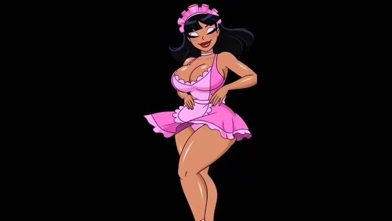 Animate golden: Une femme au foyer reçoit un creampie