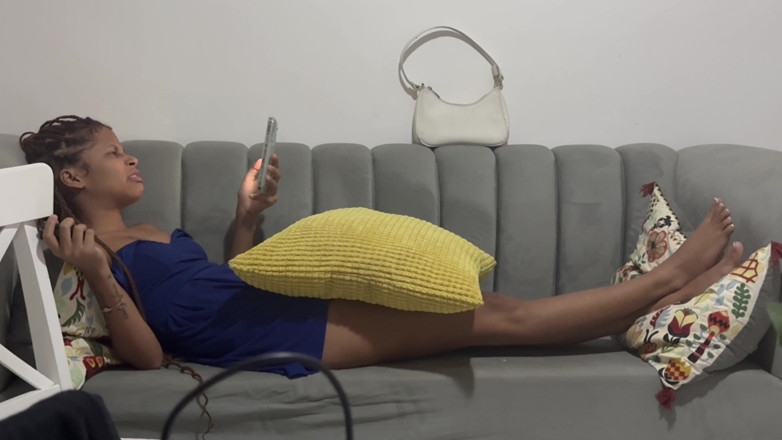 Alex Goes: Eboni Kecil molek Latina Memerah Saya Dengan Tapak Pepeknya