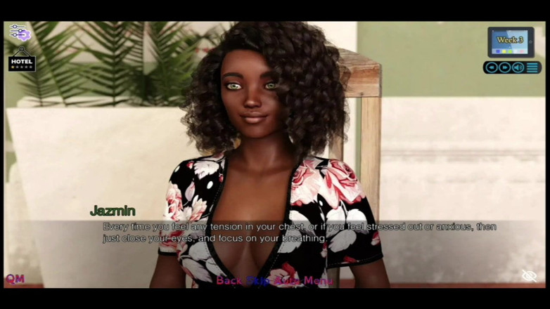 Johannes Gaming: Sunshine Love #20 - Trisha seksi kıyafetini Johannes'e gösterdi.