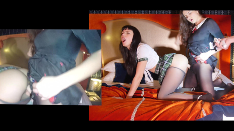 Nylon Xtreme: Sony Durganova &amp; Frencesca Di Caprio voorbinddildo panty seks