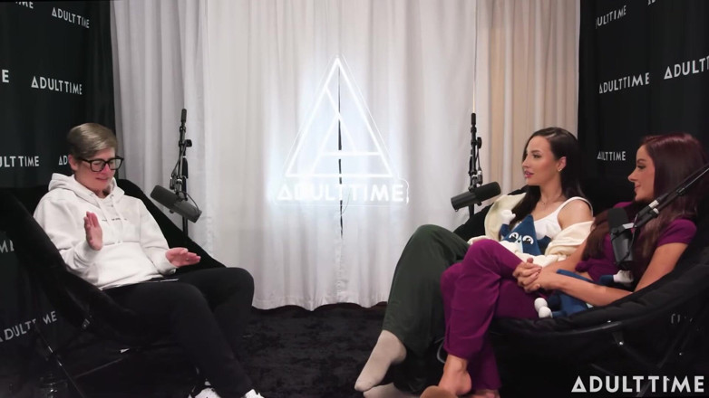 Adult Time Podcast: Pornstars Podcast After Lesbian Hookup! | Vanna Bardot &amp; Melissa Stratton | the...