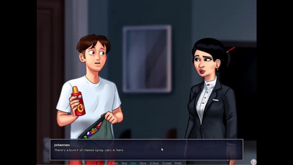 Johannes Gaming: Summertime Saga - 요하네스는 consuela가 일자리를 찾을 수 있도록 도와주었습니다 ... 로즈... Omething ... 요하네스는 리우를 따먹은 후 남편이 들어갔어