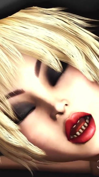 Alien-sex! Eine heiße super-blondine wird von Anubis auf dem exoplaneten gefickt