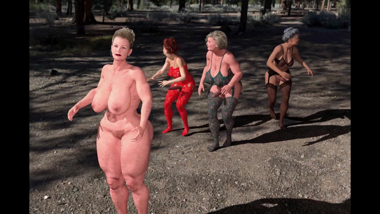Mature Futanari Lovers: Futanari Satyrs Vs. De houten nymps