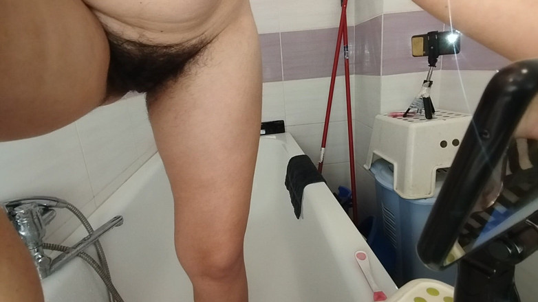 Mirsur: Sexy Amateur Wife Shaving Her Hairy Pussy. Hairy Pussy Wife,...