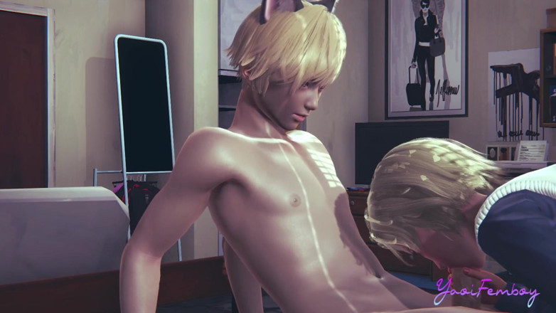 Yaoitube: Yaoi Femboy Osuke - Essa loira femboy poderia cavalgar como um...