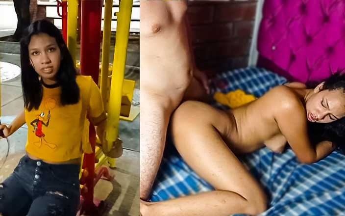 MiaYAlex: मैं अपनी काले बाल वाली दोस्त को व्यायाम करने के बाद सेक्स करने के लिए आमंत्रित करता हूं