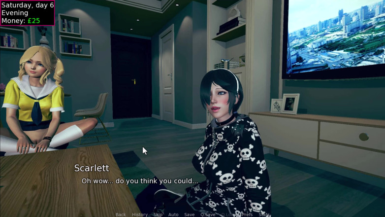 Johannes Gaming: Yuri university #3 - Rose Sunbathed Madeleine ke saath nagn
