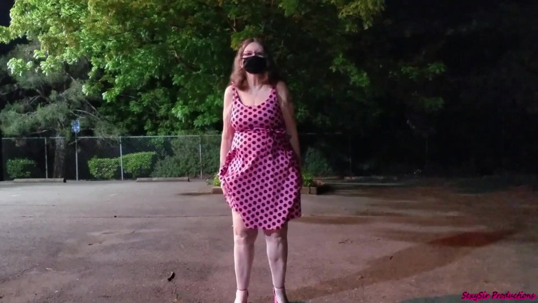 Sexy Sandra N Sir Christopher: 50'lerin pembe-siyah elbisesi anal azdırıyor