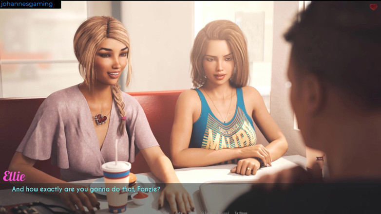 Johannes Gaming: AWAM - Dylan sai com Ellie e Christine