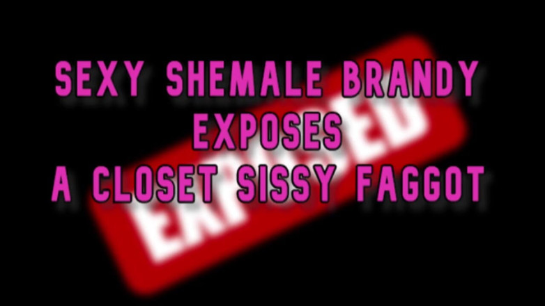 Campsissyboi: Сексуальный шмель Brandy выставляет напоказ шкаф сисси пидор онлайн