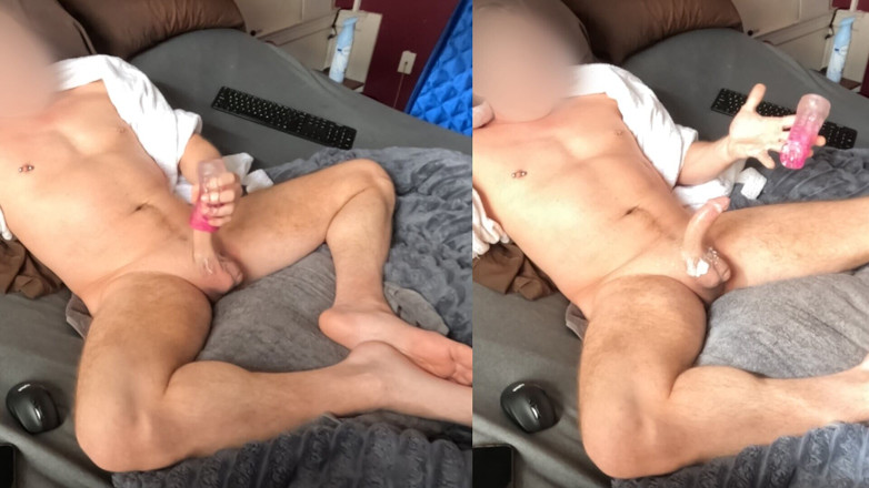 ScottyNaughty69: Подвійне задоволення: гладжу мою іграшку до двох камшотів