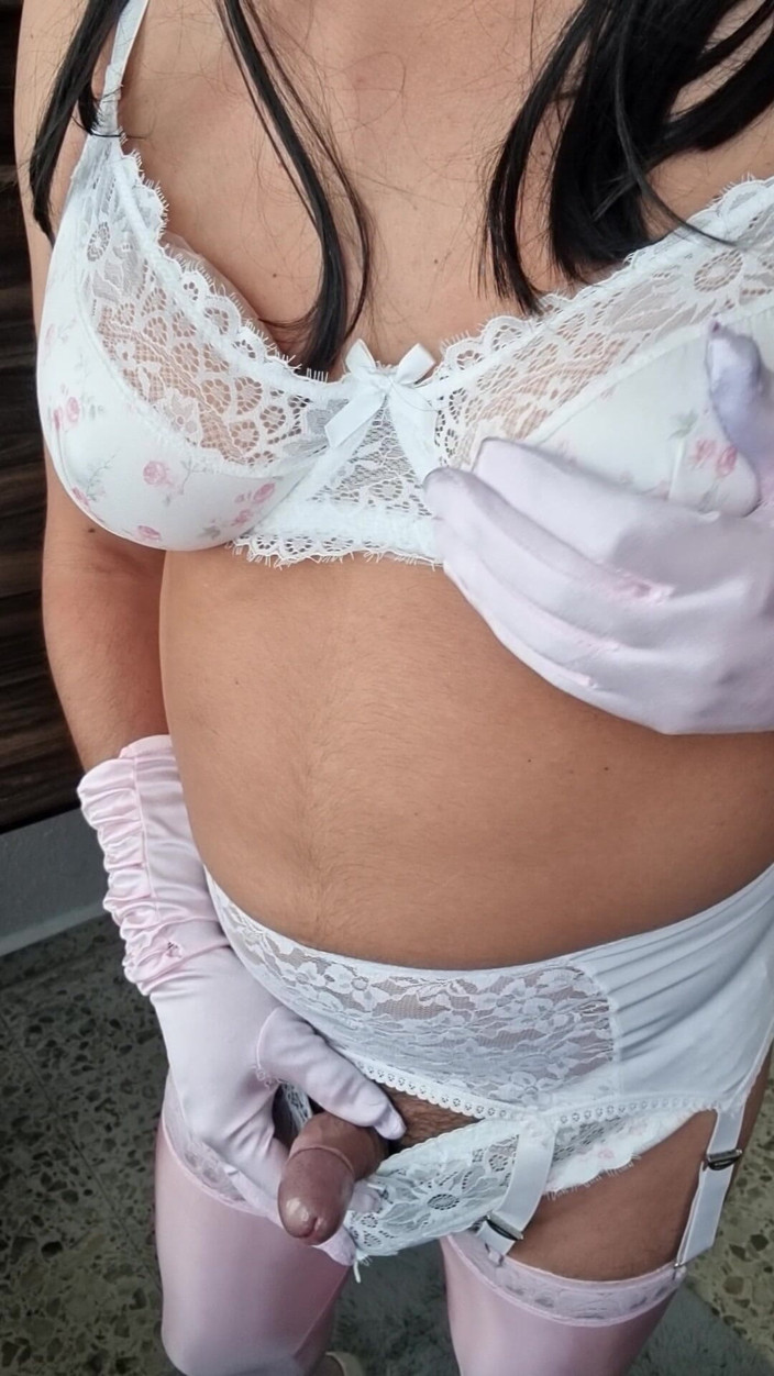 My panties: Me sinto sexy com mais um dos meus conjuntos de...