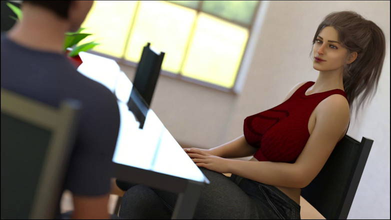 Trans Maaya: Hannah jugando inocente conmigo sobre el día libre del salón
