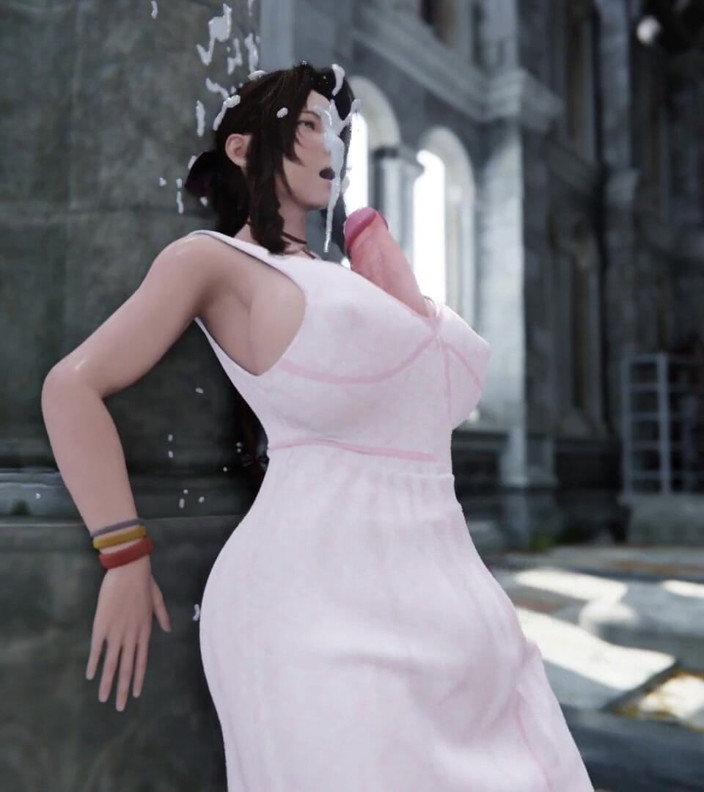 Velvixian3Futanari: Aerith Growing 3 (futa trans)