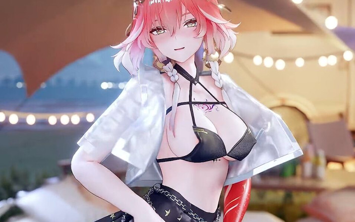 MikuMotion: [4k ultra-haute définition] Long Queencard, minijupe en soie noire, sodomie,...
