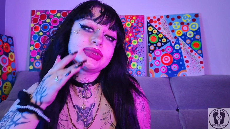 All You Can Fetish: Fetish hidung Deedeelove awek cantik gothic