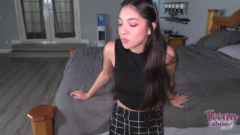 Teenytaboo: Asistenta Madison este prinsă masturbându-se pe canapeaua mea