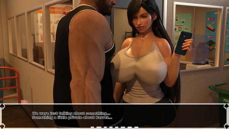 Dirty GamesXxX: Raiul întunecat al lui Tifa: tipul urmărește un videoclip porno cu...