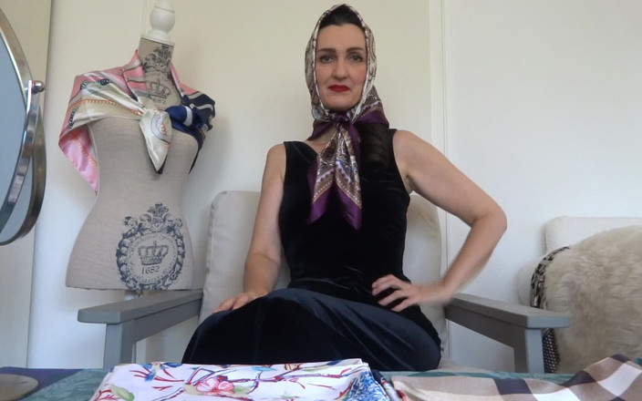 Lady Victoria Valente: W satynowym studio dopasowywania szali: 5 nowych szali jako szalik na...