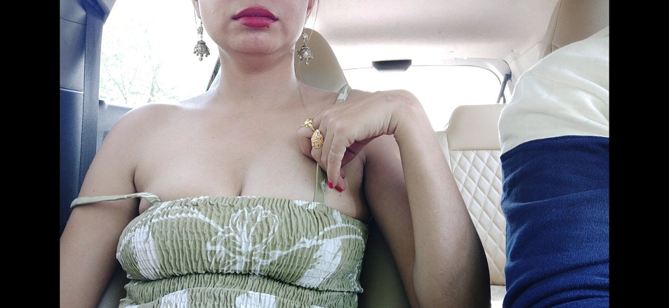 Hornycouple149: Mi amigo novia arriesgado sexo al aire libre en coche