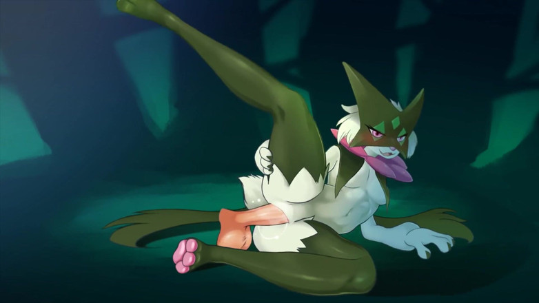 Velvixian 3 Furry: Meowscarada Sex (sexo peludo)