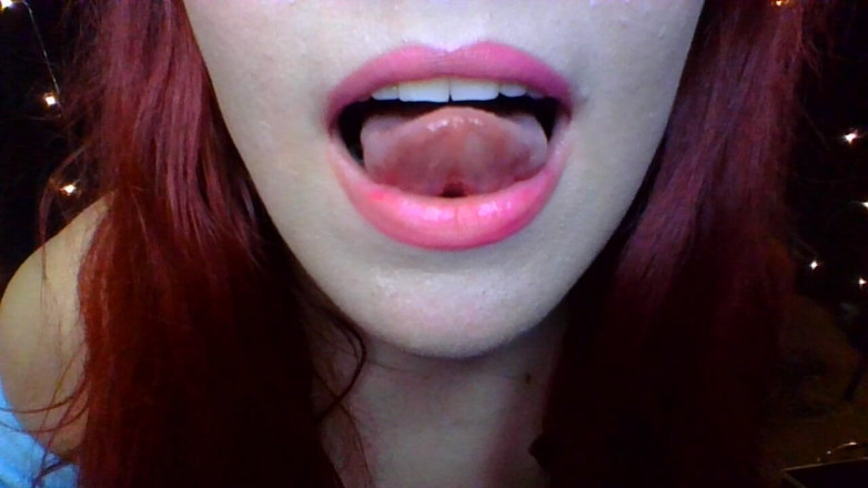 Scarlet Vixen: Licky licky - zunge &amp; mund fetisch