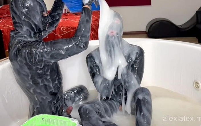 Alex Latex: Leker i sperma med dyster brud, del 2 - Alex Latex