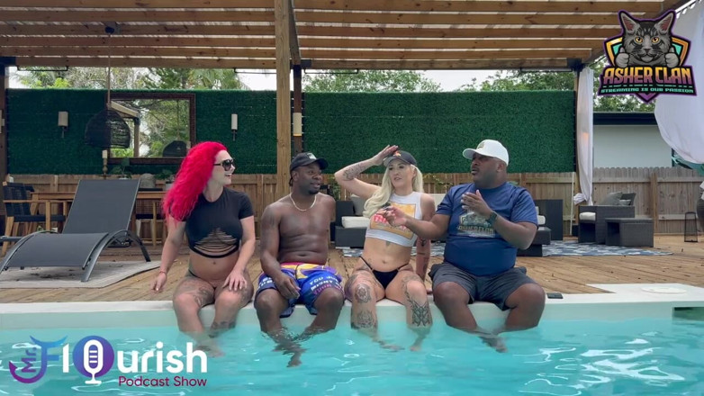 Mr Flourish Live: Mrflourish podcast s hostem Roxi Keogh, Gigi Patsy a Datjguy...