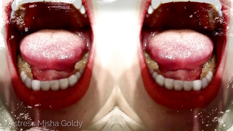 Goddess Misha Goldy: Aliméntame tus jugos y luego a ti mismo