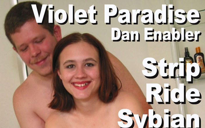 Picticon bondage and fetish: Violet Paradise &amp; Dan Enabler se svléká a jezdí na Sybian