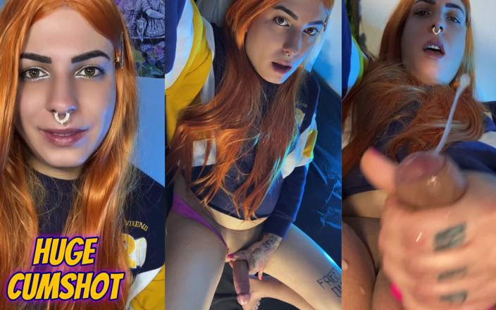 EmmaInkTrans: Gadis trans dicrot sperma banyak banget