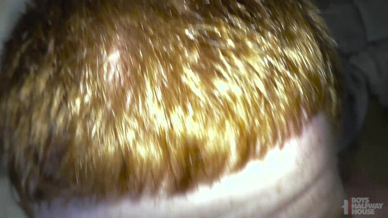 Boys half-way house: Ginger twink made to lick bathroom in humiliating rough bareback...