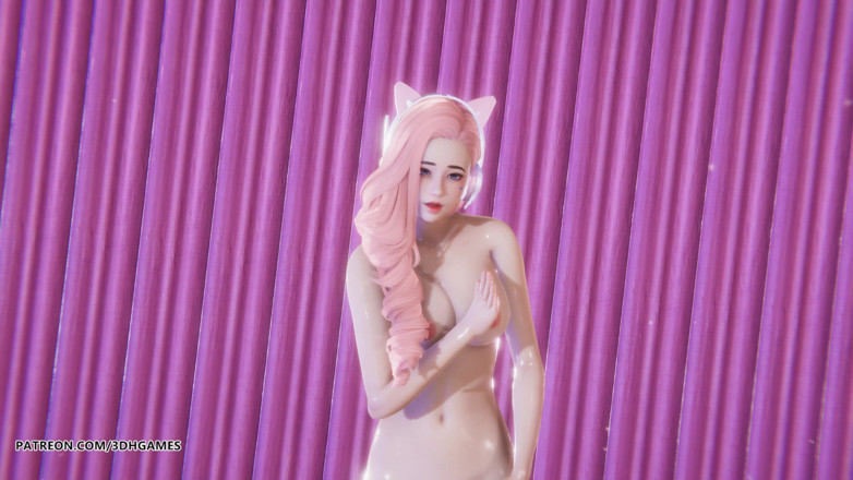 3D-Hentai Games: [mmd] Předávkování Seraphine Sexy Hot Nahá Dance League of Legends...