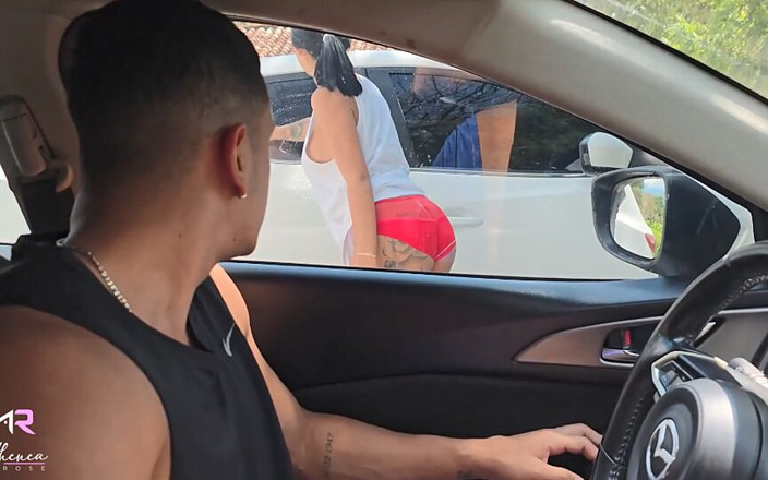 Athenea Rose: Colombian Has Sex in a Public Car Wash with a...