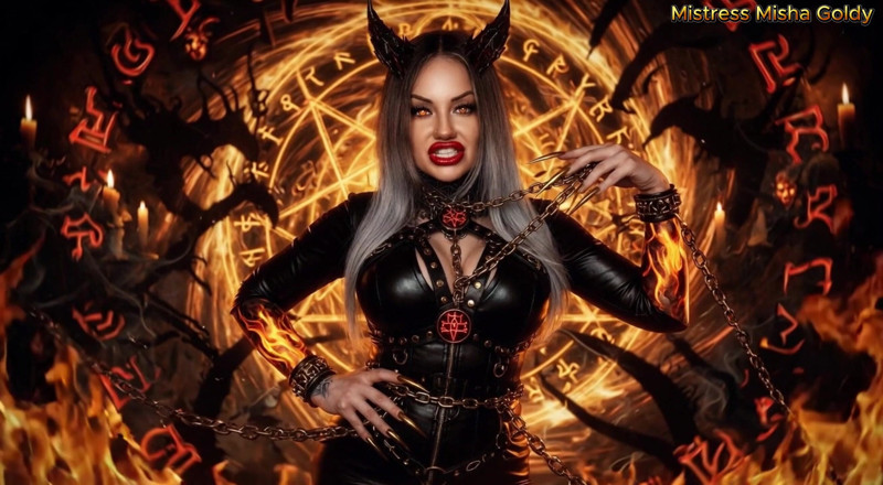 Goddess Misha Goldy: Kata-kataku akan mengukir neraka dari pikiranmu