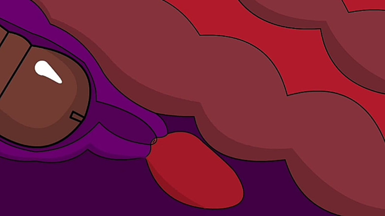 Animate golden: Anale Ejakulation (animation)