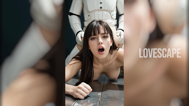 Lovescape: Stormtrooper flickvän tar två: vild trooper trekant