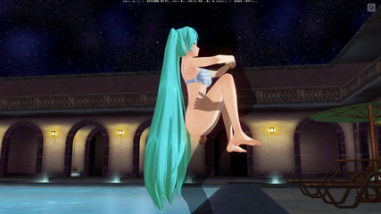 H3DC: HENTAI EN 3D. Miku baise une pose