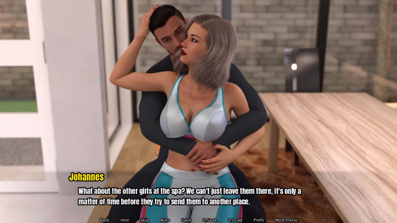 Johannes Gaming: Büyükannenin evi: Ona masaj yaptım ve göğüslerine dokundum.