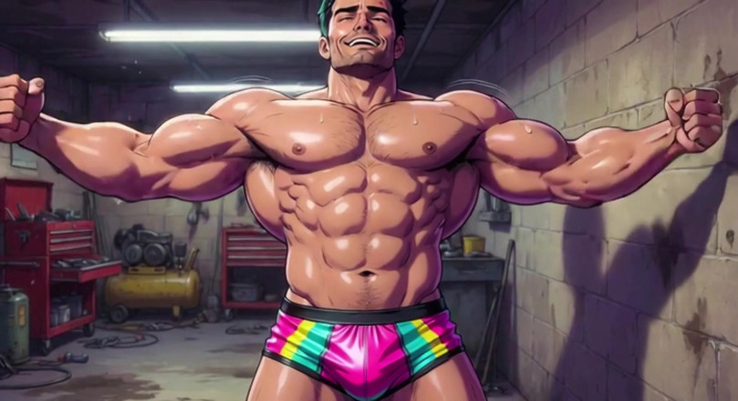 Erotic Man: Ai cơ bắp đàn ông thợ sửa nhà để xe