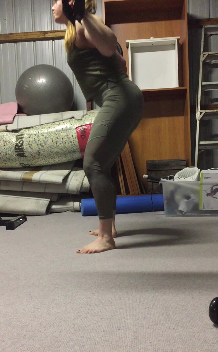 Michellexm: Entraînement du jour de jambe