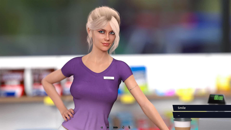 Dirty GamesXxX: Letní teplo: chlap si kupuje kondomy od sexy úřednice v obchodě...