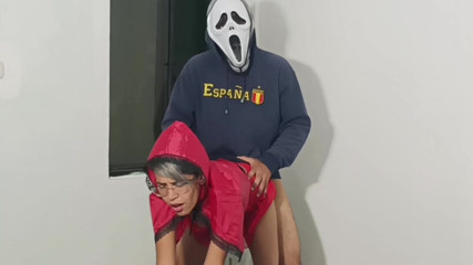 Swingersamateur40: Fucking Little Red Riding Hood's Stepsister on Halloween