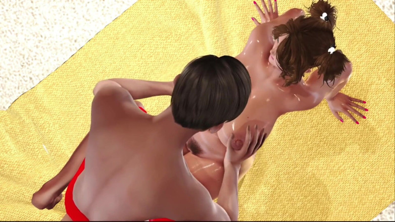 HotSummer117: Max's Life Cap 25 - masaje a chica desnuda en la playa...